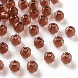 Transparent Acrylic Beads, Round