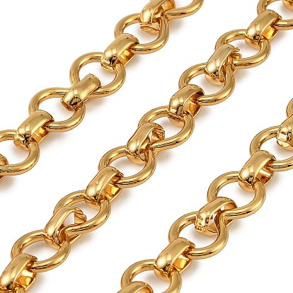 304 кольцевые цепи из нержавеющей стали, ионное покрытие (ip), несварные, с катушкой