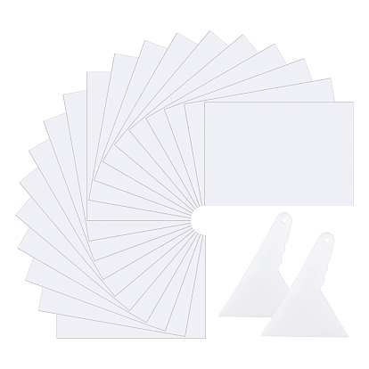 Diamond Painting Release Paper, Double-Sided Release Paper, with Plastic Scraper Tool