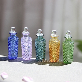 Mini Glass Flower Vase Ornaments, Micro Landscape Dollhouse Accessories, Pretending Prop Decorations