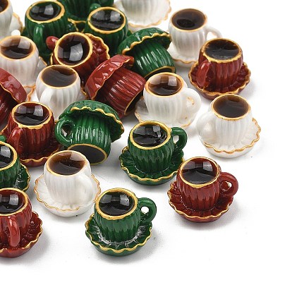 Миниатюрные украшения из смолы в виде кофейных чашек, аксессуары для кукольного домика в микроландшафтном саду, притворяясь опорными украшениями