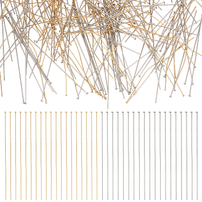 240 шт. 2 цвета 304 штифты с плоской головкой из нержавеющей стали