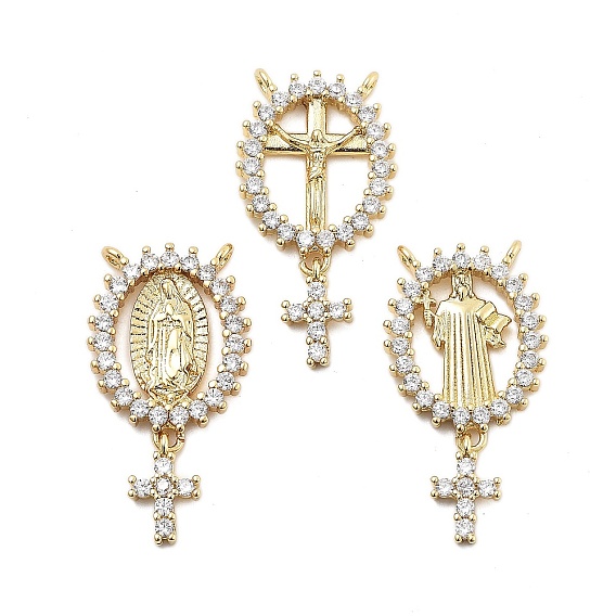 Латунные микро проложить кубического циркония подвески, долговечный, без кадмия и без свинца