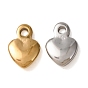 304 Stainless Steel Chain Extender Drop, Heart