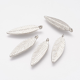 CCB Plastic Pendants, Leaf