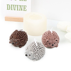 Hedgehog DIY Candle Silicone Molds, Food Grade Silicone, Decoration Making, for Candle Making