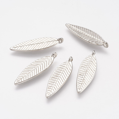 CCB Plastic Pendants, Leaf