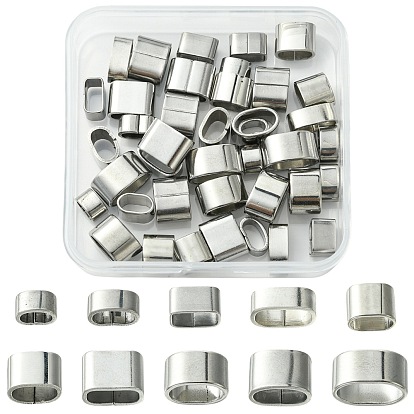 40 шт. 10 стили 201/304 скользящий шарм из нержавеющей стали, разнообразные