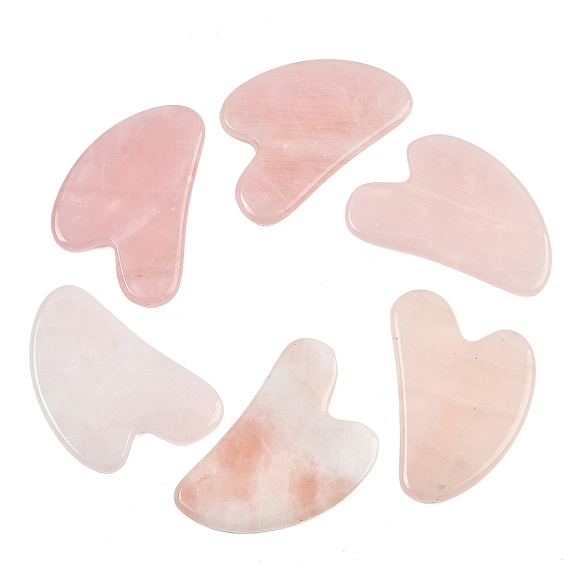 Натуральный драгоценный камень gua sha доски, очищающие массажные инструменты, gua sha лицевые инструменты, сердце