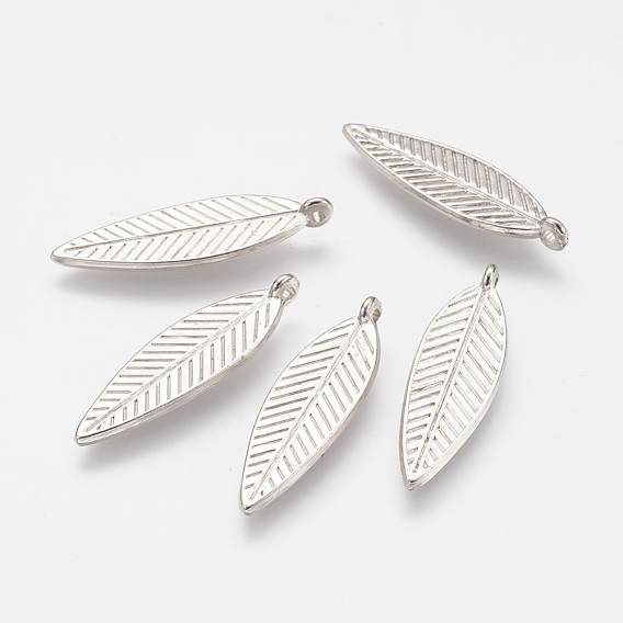 CCB Plastic Pendants, Leaf