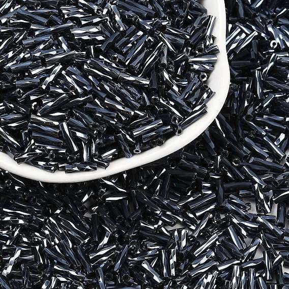 Стеклярус, круглый бисер отверстия