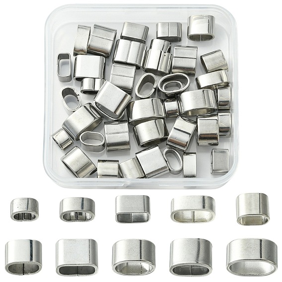 40 шт. 10 стили 201/304 скользящий шарм из нержавеющей стали, разнообразные