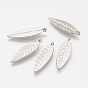 CCB Plastic Pendants, Leaf
