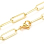 Brass Paperclip Chains Necklace for Men Women