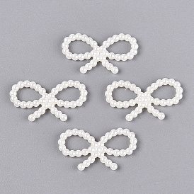 Encantos del conector de plástico ccb, enlaces bowknot