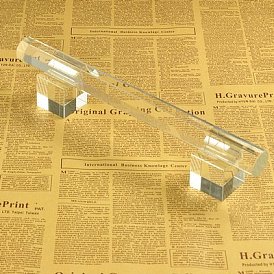 Organic Glass T Bar Bracelet Display Stand, 300x39x27x66mm