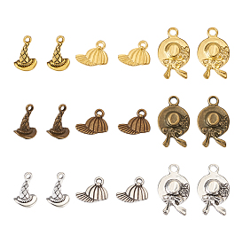 18 шт 9 подвески из цинкового сплава, шляпа смешанной формы