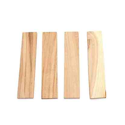 Peach Wood Hair Stick Findings, with 2 Design Drawing, Unfinished