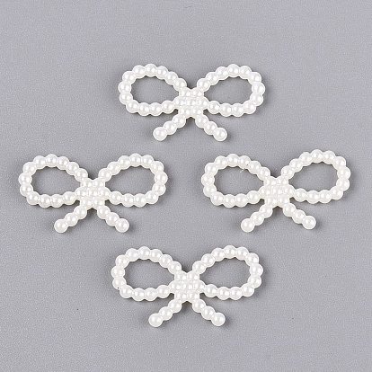 Encantos del conector de plástico ccb, enlaces bowknot