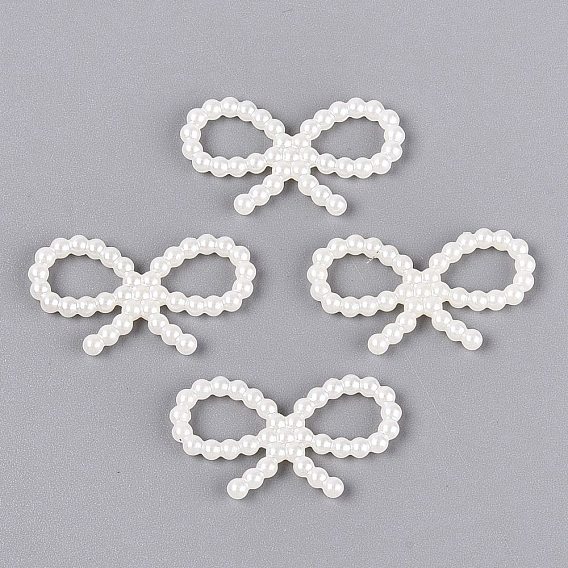 Encantos del conector de plástico ccb, enlaces bowknot