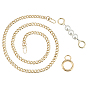 1 Sheet Bag Strap Chains Sets, with 2Pcs Alloy Key Clasps and ABS Bag Handles