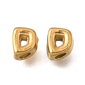 304 из нержавеющей стали бусы, ионное покрытие (ip), начальная буква d