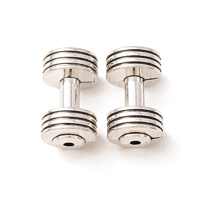 Tibetan Style Alloy Pendants, Dumbbell Charms