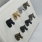 Alloy Drawer Knob, with Screws, Cabinet Pulls Handles for Drawer, Doorknob Accessories, Horse