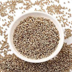 Гальванизируйте стеклянных шариков семени, круглое отверстие Rocailles