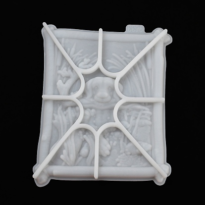 Dog Shape Display Decoration DIY Silicone Mold, Resin Casting Molds, for UV Resin, Epoxy Resin Craft Making