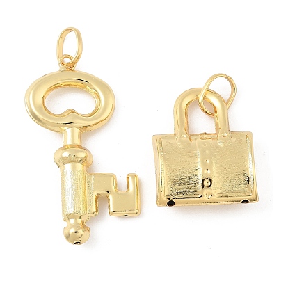 Латунные подвески, стойки покрытие, долговечный, без кадмия и без свинца, с целью перехода в кольце, реальный 18 k позолоченный