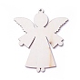 Undyed Wood Pendants, Angel