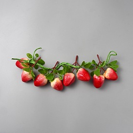 Foam Artificial Strawberry Model, Simulation Fruit, for Home Display Decorations