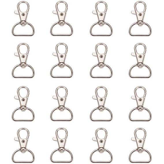 Зажимные крючки для омара с цинковым сплавом, поворотный карабин-лобстер