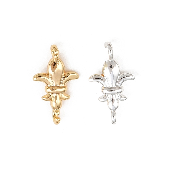 Латунные подвески с соединителем геральдической лилии