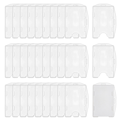 Plastic Name Card Holders, Rectangle