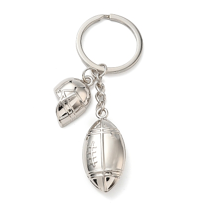 Брелки для ключей из сплава в спортивном стиле регби