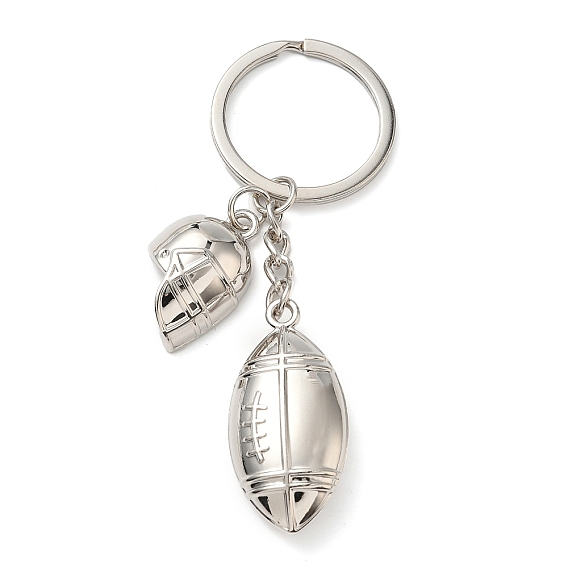 Брелки для ключей из сплава в спортивном стиле регби