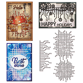 Углеродистая сталь разрезает трафареты, для diy scrapbooking, Фотоальбом, декоративная бумага для тиснения, форма для поздравительных открыток