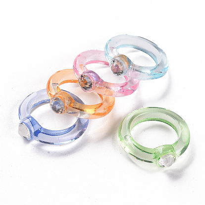 Transparent Acrylic Finger Rings
