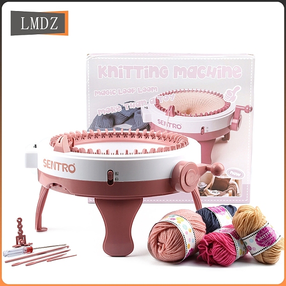 Вращающаяся пластиковая 40 вязальная машина с иглой, Круглый ткацкий станок со счетчиком рядов