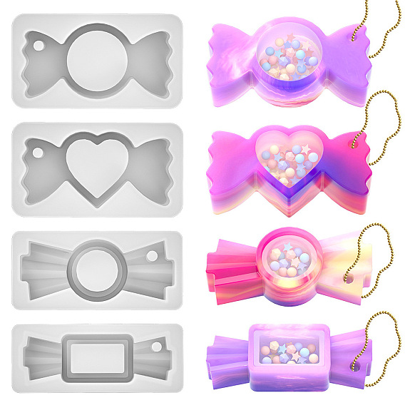 Candy DIY Silicone Quicksand Mold, Resin Casting Molds