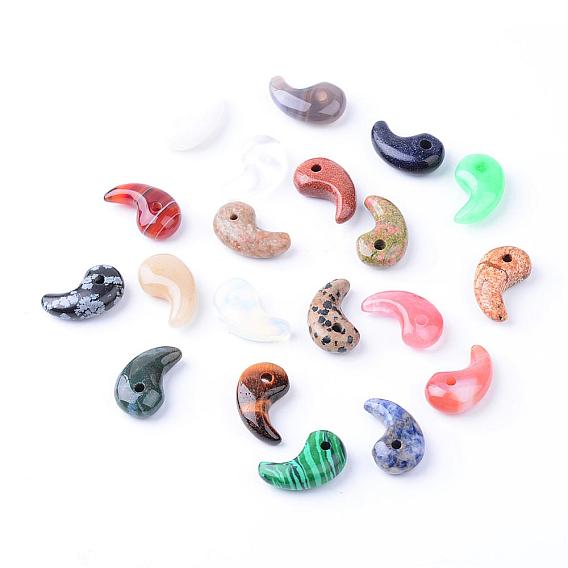 Gemstone Pendants, Comma Shape