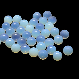 Round Opalite Beads, No Hole/Undrilled