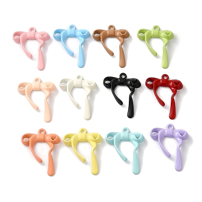 Сплав с окрашенными подвесками, без свинца, без никеля и без кадмия, бантом