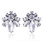 Stylish and Elegant Crystal Flower Earrings with a Personalized Touch