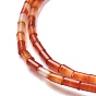 Natural Red Agate Beads Strands, Column