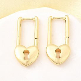 Серьги-кольца с латунным замком, без свинца и без кадмия, долговечный, стойки покрытие