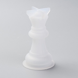 Шахматная силиконовая форма, формы для литья под давлением из эпоксидной смолы для семейных игр, для настольной игры для взрослых детей своими руками, королева