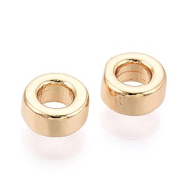 Латунные бусины, рондель, ионное покрытие (ip)